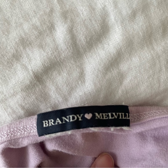 BRANDY MELVILLE PURPLE CROP TOP - Picture 4 of 4